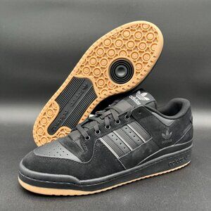 Adidas Forum 84 Low 'Black Gum' Men’s Sneakers Shoes Size 11 IG7581 NEW
